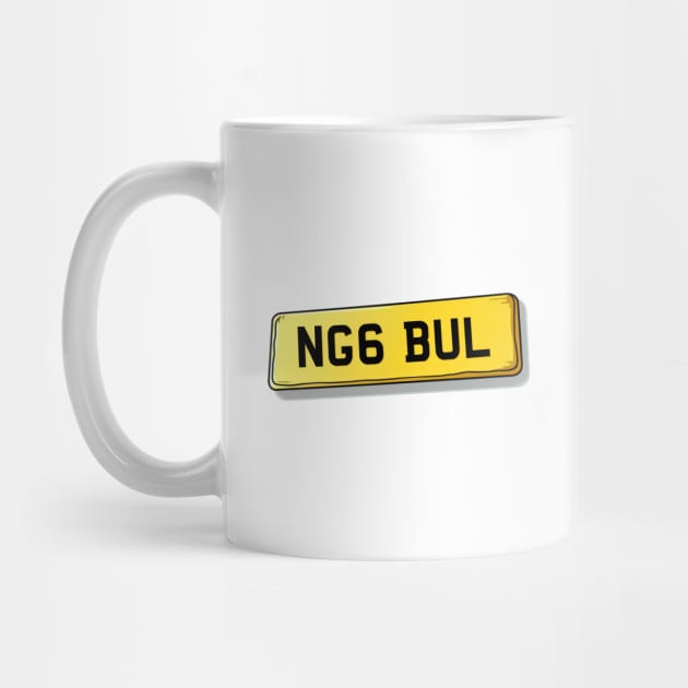 NG6 BUL Bulwell Number Plate by We Rowdy